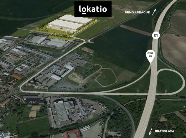 Pronájem skladu, Hustopeče, 16300 m2