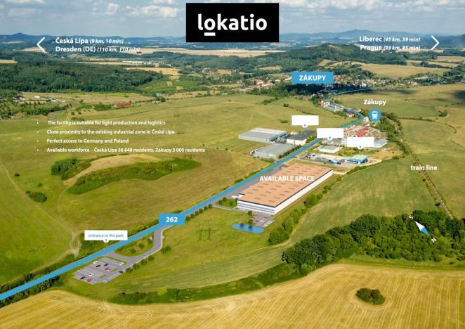 Pronájem skladu, Zákupy, U Trati, 15628 m2