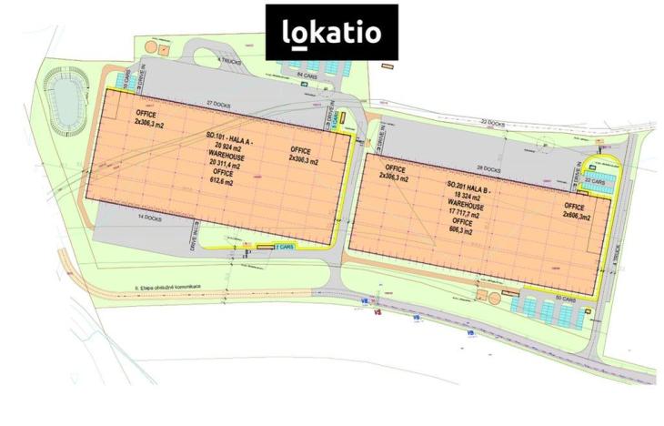 Pronájem skladu, Podbořany, 20311 m2