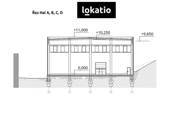 Pronájem skladu, Rousínov, 2928 m2
