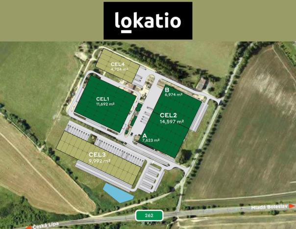 Pronájem skladu, Česká Lípa - Dobranov, 4724 m2